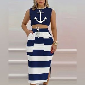 Cute two piece Nautical outfit
